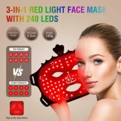 7 Color LED Face Mask Red Light Therapy Anti-Aging Wrinkle Care- Comfortable & Portable 10 7 Color LED Face Mask Red Light Therapy Anti-Aging Wrinkle Care- Comfortable & Portable -Home Electronics Store 7 color led face mask red light therapy anti aging wrinkle care comfortable portable 2