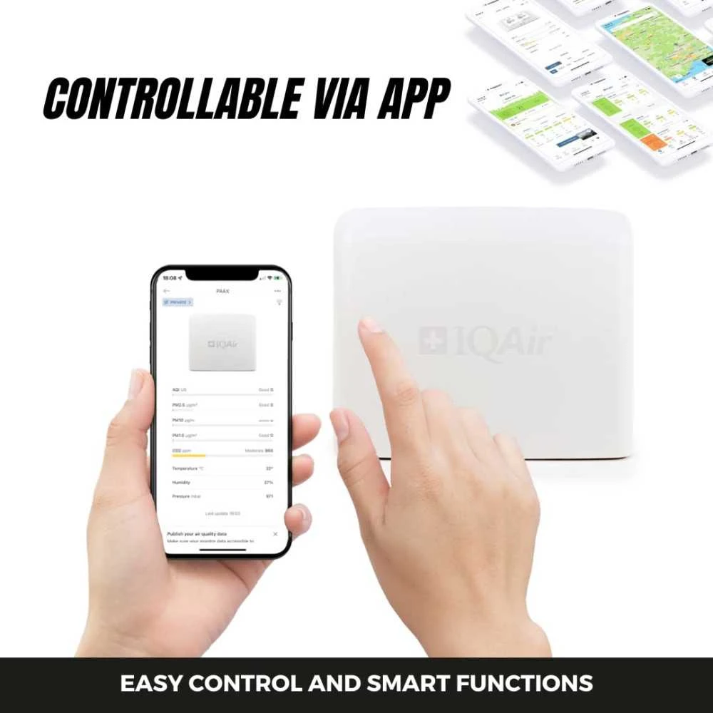 Advanced Air Quality Monitor With VOC, PM2.5, CO2, & Real-Time Alerts | Smart Home Compatible 3 Advanced Air Quality Monitor With VOC, PM2.5, CO2, & Real-Time Alerts | Smart Home Compatible