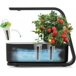 AeroGarden Black Sprout: Indoor Garden With LED Grow Light For Fresh Herbs & Veggies 10 AeroGarden Black Sprout: Indoor Garden With LED Grow Light For Fresh Herbs & Veggies -Home Electronics Store aerogarden black sprout 2020 model 2