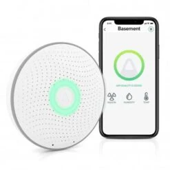 Airthings Wave 2nd Gen: Smart Radon Detector With Easy Integration -Home Electronics Store airthings 2950 wave the smart radon detector 4