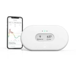 Airthings 2960 View Plus - Comprehensive Indoor Air Quality Monitor With Radon Detection, Battery-Powered And WiFi Connected -Home Electronics Store airthings 2960 view plus comprehensive indoor air quality monitor with radon detection battery powered and wifi connected 12