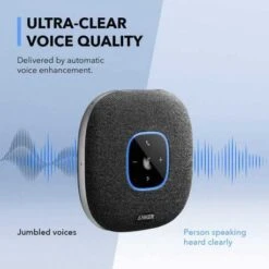 Anker PowerConf S3: Superior Conference Speakerphone For Crystal-Clear Calls 12 Anker PowerConf S3: Superior Conference Speakerphone For Crystal-Clear Calls -Home Electronics Store anker powerconf s3 for better sound quality in your conferences 1 4