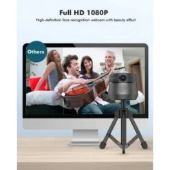 Auto-Face Tracking Webcam With Built-in Microphone And Tripod -Home Electronics Store auto face tracking webcam with built in microphone and tripod 8