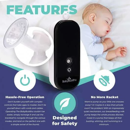 BabyBuddha Portable Breast Pump: Freedom & Comfort For Nursing Moms 4 BabyBuddha Portable Breast Pump: Freedom & Comfort For Nursing Moms - Image 2