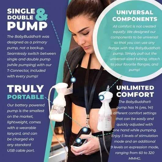 BabyBuddha Portable Breast Pump: Freedom & Comfort For Nursing Moms 5 BabyBuddha Portable Breast Pump: Freedom & Comfort For Nursing Moms - Image 3