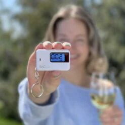 BACtrack Keychain Breathalyzer - Portable Alcohol Tester, Accurate Results, Easy To Use, USB Rechargeable -Home Electronics Store bactrack go keychain breathalyzer white 1 4