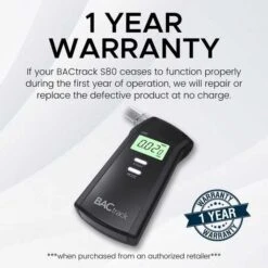 BACtrack S80 Breathalyzer - Professional-Grade Accuracy, DOT Approved, Portable Alcohol Tester -Home Electronics Store bactrack s80 breathalyzer 1 3