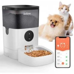 Smart Pet Feeder With Wi-Fi & Voice Recording – Automatic Food Dispenser For Cats & Dogs -Home Electronics Store balimo 4l feeding your animals from a distance 1 3