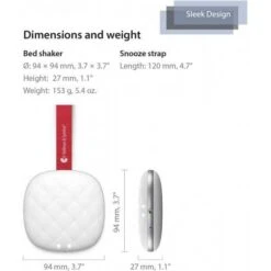 Bellman & Symfon Vibio: Silent Bed Shaker Alarm With Bluetooth -Home Electronics Store bellman symfon vibio the wireless alarm 8