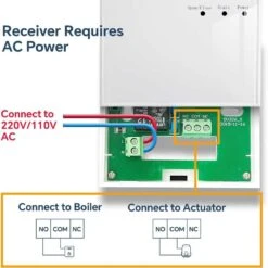Beok Wireless Thermostat With Receiver, WiFi Smart Control, Alexa & Google Home Compatible, USB Powered, LCD Screen -Home Electronics Store beok wireless thermostat with receiver wifi smart control alexa google home compatible usb powered lcd screen 6