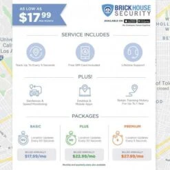 BrickHouse Security 140-Day GPS Tracker - Ultimate Vehicle Tracking Solution -Home Electronics Store brickhouse security spark nano 7 the magnetic gps tracker 3