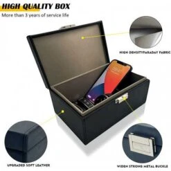 Secure Your Car Keys: Faraday Box For Signal Blocking Protection -Home Electronics Store briidea faraday box key fob protector rfid signal blocking box faraday box signal blocking shielding box for car key 3