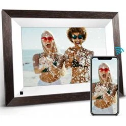 Captivating Moments: BSIMB 64GB WiFi Digital Picture Frame With 2K Display -Home Electronics Store bsimb vision 10l wood w10db the connected photo frame 3