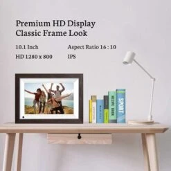 Captivating Moments: BSIMB 64GB WiFi Digital Picture Frame With 2K Display -Home Electronics Store bsimb vision 10l wood w10db the connected photo frame 4