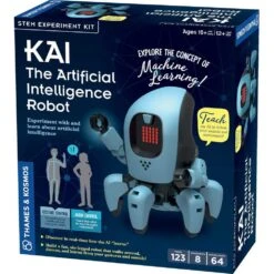 Thames & Kosmos Build & Explore AI With KAI: Interactive Robot For Kids Learn Machine Learning & Robotics -Home Electronics Store build explore ai with kai interactive robot for kids learn machine learning robotics 5