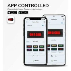 BusyBox Sign: Smart Bluetooth Do Not Disturb & Recording Sign For Studios -Home Electronics Store busybox smart sign standard the electronic door sign 3
