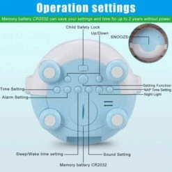 Brighten Your Child's Morning With Cadrim Light Alarm Clock – Fun Colors & Soothing Sounds 14 Brighten Your Child's Morning With Cadrim Light Alarm Clock – Fun Colors & Soothing Sounds -Home Electronics Store cadrim kids alarm clock the digital alarm clock for kids 5