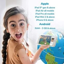 PlayShifu Orboot Earth: Interactive AR Globe For Educational Fun -Home Electronics Store children 4
