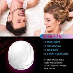 CNV Advanced Hair Regrowth System: Revitalize Your Hair -Home Electronics Store cnv hair growth helmet advanced light therapy for thicker healthier hair 5