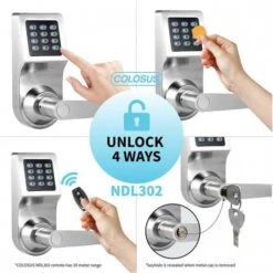 Colosus NDL302 Smart Digital Lock: Keyless Convenience With Enhanced Security -Home Electronics Store colosus ndl302 total security 1 4
