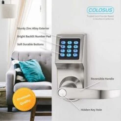 Colosus NDL302 Smart Digital Lock: Keyless Convenience With Enhanced Security -Home Electronics Store colosus ndl302 total security 1 6