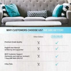 Colosus NDL302 Smart Digital Lock: Keyless Convenience With Enhanced Security -Home Electronics Store colosus ndl302 total security 1 7