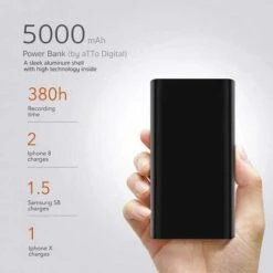 PoweRec Voice Activated Recorder: Ultimate Audio Clarity & Longevity -Home Electronics Store computer atto digital powerec the voice recorder 3 in 1 atto digital powerec is a voice recorder with 14 days of autonomy and en 4