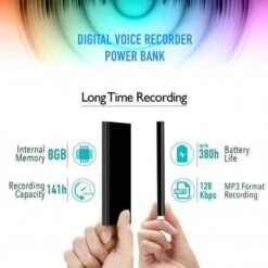 PoweRec Voice Activated Recorder: Ultimate Audio Clarity & Longevity -Home Electronics Store computer atto digital powerec the voice recorder 3 in 1 atto digital powerec is a voice recorder with 14 days of autonomy and en 5