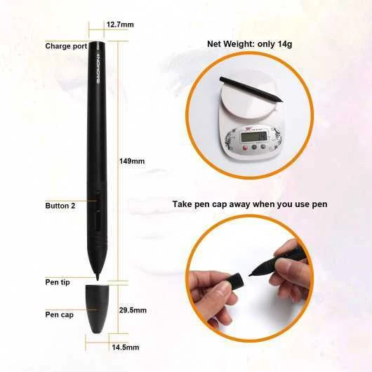 GAOMON M106K Professional Graphics Drawing Tablet For Artists & Designers 4 GAOMON M106K Professional Graphics Drawing Tablet For Artists & Designers - Image 2