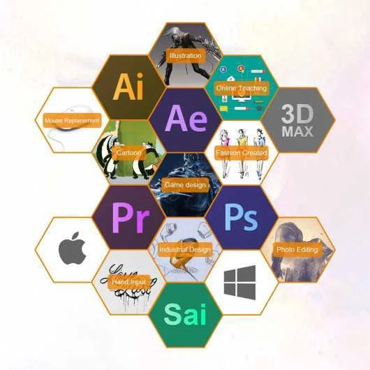 GAOMON M106K Professional Graphics Drawing Tablet For Artists & Designers 10 GAOMON M106K Professional Graphics Drawing Tablet For Artists & Designers - Image 8