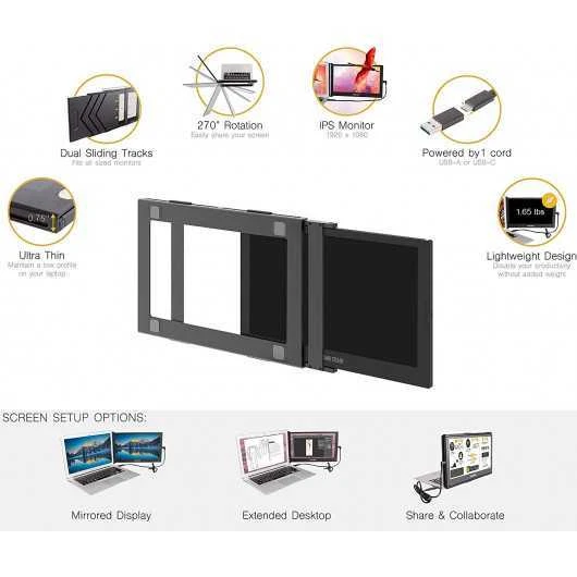 SideTrak Slide Portable Monitor: Dual-Screen Productivity Anywhere 4 SideTrak Slide Portable Monitor: Dual-Screen Productivity Anywhere - Image 2