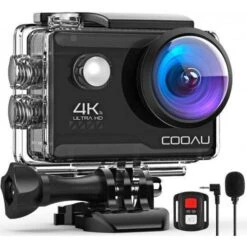 COOAU 4K Ultra HD Action Camera With Microphone & Stabilization - Ultimate Underwater Adventure Kit -Home Electronics Store cooau 4k the action camera with external microphone 8