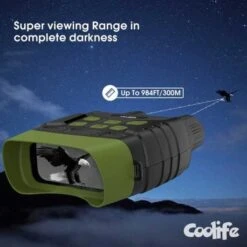 Coolife Night Vision Goggles: Infrared Binoculars For Enhanced Night Clarity -Home Electronics Store coolife the night vision device 1 3