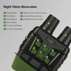 Coolife Night Vision Goggles: Infrared Binoculars For Enhanced Night Clarity -Home Electronics Store coolife the night vision device 1 6