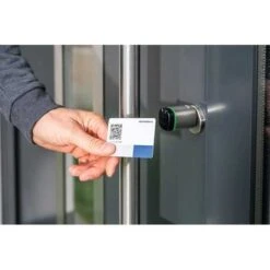 Dormakaba Evolo Smart Lock: Secure Electronic Cylinder With Easy Access -Home Electronics Store dormakaba evolo smart starter kit the kit for a connected door 1 3