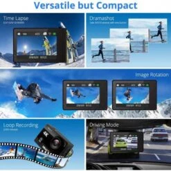Capture Every Moment With Dragon Touch 4K Underwater Action Camera -Home Electronics Store dragon touch vision 3 capture every adventure in 4k waterproof action camera with wide angle view bonus accessories 5