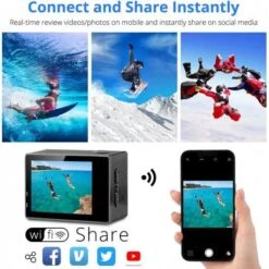 Capture Every Moment With Dragon Touch 4K Underwater Action Camera -Home Electronics Store dragon touch vision 3 capture every adventure in 4k waterproof action camera with wide angle view bonus accessories 7