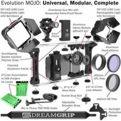 DREAMGRIP Evolution MOJO: Ultimate Video Rig Kit For Content Creators -Home Electronics Store dreamgrip evolution mojo a universal video rig 7