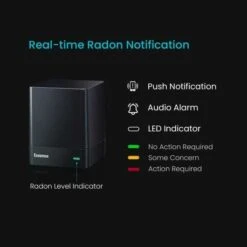 EcoQube: Advanced Radon Detector For Safe Indoor Air 12 EcoQube: Advanced Radon Detector For Safe Indoor Air -Home Electronics Store ecosense ecoqube the cube to measure radon 1 2