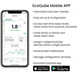 EcoQube: Advanced Radon Detector For Safe Indoor Air 14 EcoQube: Advanced Radon Detector For Safe Indoor Air -Home Electronics Store ecosense ecoqube the cube to measure radon 1 4