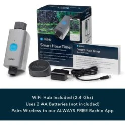 Effortless Lawn & Garden Care With Rachio Smart Hose Timer | WiFi Control, Smart Scheduling, Alexa Compatible, Easy Setup -Home Electronics Store effortless lawn garden care with rachio smart hose timer wifi control smart scheduling alexa compatible easy setup 3