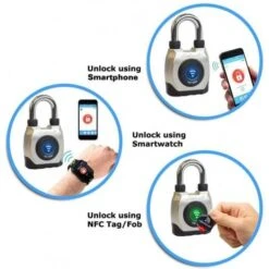 EGeeTouch Outdoor Smart Padlock - Weatherproof Bluetooth Security Lock -Home Electronics Store egeetouch 4th gen the connected padlock 4