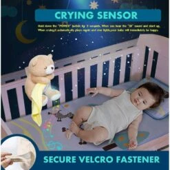 Baby Sleep Soother With Cry Sensor - 15 Lullabies, Perfect Sleep Aid For Newborns And Toddlers -Home Electronics Store electric baby nasal aspirator 3