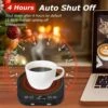 Electric Mug & Candle Warmer With 9 Heat Settings, Auto Shut-Off & Timer