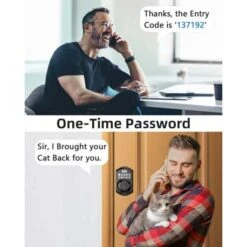 Secure Keyless Entry Door Lock With Keypad, Auto Lock, And Weatherproof Design -Home Electronics Store entry door electronic keypad lock teeho 1 3