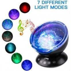 Transform Any Room With Relaxing Ocean Waves And Music - Perfect For Kids And Adults -Home Electronics Store estink ocean wave projector the baby night light projector 4