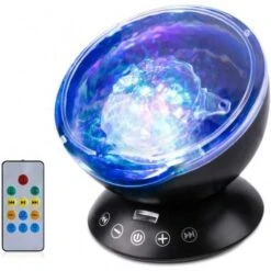 Transform Any Room With Relaxing Ocean Waves And Music - Perfect For Kids And Adults -Home Electronics Store estink ocean wave projector the baby night light projector 6