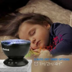 Transform Any Room With Relaxing Ocean Waves And Music - Perfect For Kids And Adults -Home Electronics Store estink ocean wave projector the baby night light projector 8