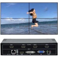 ESZYM 4-Channel Video Wall Controller: Enhance Your Viewing Experience