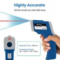 Etekcity Infrared Thermometer: Accurate Temperature Readings For Cooking, HVAC & More -Home Electronics Store etekcity infrared thermometer not for human 1 4